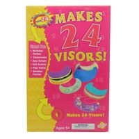 Creativity Street 5487 Visor Activity Pack, 24-Pack, Assorted Colors (CKC5487)