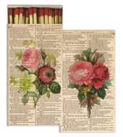 HomArt Romantic Roses Match Box with Wooden Matches (10)