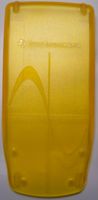 Texas Instruments TI Slide Case Cover Skin for TI-83 Plus TI-83 TI-86 TI-89 - YELLOW color