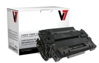 V7 THK255A Remanufactured Toner Cartridge for HP CE255A (HP 55A) - 6000 Page Yield