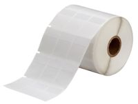 Brady THT-9-427-2.5-SC 1" Width x 1.437" Height, B-427 Self-Laminating Vinyl, Matte Finish White/Translucent Thermal Transfer Printable Label - 1" Core (2500 per Roll)