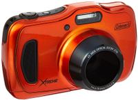 Coleman 20.0 Mega Pixels Waterproof HD Digital Camera with 4X Optical Zoom & 3" LCD Screen, Orange (C30WPZ-O)