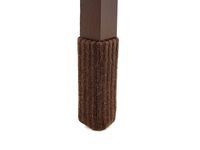 NancyProtectz Small/Brown, Patented with Rubberized Grips/Chair Leg Hardwood Floor Protectors. The Original Furniture Sock