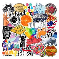 Stickers Pack Cool 40 Pcs Suitcase Cute Aesthetic Animal Stickers Vinyl Decals for Teens Girls Laptop Bumper Helmet Car Luggage Water Bottle Decal (Stickers - k)