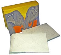Mr. Ellie Pooh Yellow Elephants Boxed Stationery Set (130-852668979897)