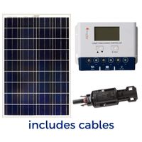 Grape Solar GS-100-KIT 100-Watt Off-Grid Solar Panel Kit