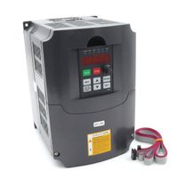 VFD 4KW 220V 5HP 18A CNC Variable Frequency Motor Drive Inverter Converter for CNC Router Milling Machine Spindle Motor Speed Control
