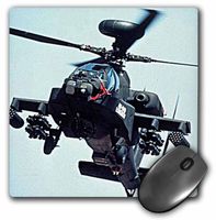 3dRose LLC 8 x 8 x 0.25 Inches Mouse Pad, Apache Longbow (mp_730_1)