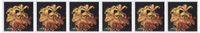 3dRose Bright Orange Speckled Tiger Lilies Floating - Greeting Cards, 6 x 6", Set of 6 (gc_61499_1)