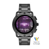 Diesel On Men's Axial Touchscreen Stainless Steel Smartwatch, Gunmetal-DZT2017
