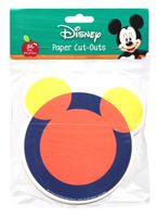 Eureka Back to School Disney Geo Mickey Mouse Paper Cut Out Classroom Decorations for Teachers, 36 pc, 5.5'' W x 5.5'' H