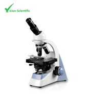 Vision Scientific VMU0005-M Monocular, 10x WF Eyepiece, 40x-1000x Magnification, LED Illumination, Coaxial Coarse & Fine Focus, Double Layer Mechanical Stage, 1.25 NA Abbe Condenser