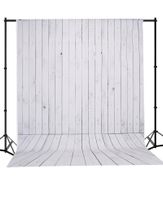 Mehofoto 5×7ft Seamless Photo Backdrop Vintage Wood Photography Background White Wood Backdrop Vinyl