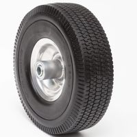 Lapp Wheels 4.10/3.50-4 Flat Free Tire, Hand Truck, Utility cart Replacement Wheel, tubeless, Size 2-1/4'' Offset hub, 5/8'' Bearing
