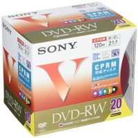 [TERNS]For Sony recording DVD-RW 1-2 speed 20 sheets CPRM corresponding [color mix] 20DMW12HXS Japan Import