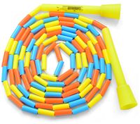 Beaded Jump Rope - Segmented Skipping Rope for Kids - Durable Outdoor Beads
