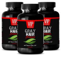Horse Tail for Hair - Gray Hair Solution - Anti Gray for Women (3 Bottles 180 Capsules)