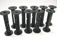 10 Empty Kodak 120/220 Medium Format Plastic Film Spools
