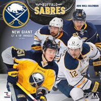 Turner Buffalo Sabers 2016 Team Wall Calendar, September 2015 - December 2016, 12 x 12" (8011933)