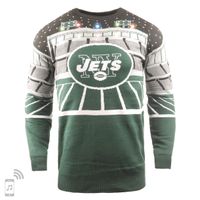 NFL New York Jets BLUETOOTH Ugly Sweater, Medium