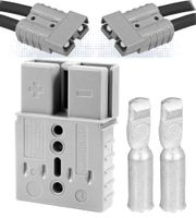 Anderson SB120 Power Ground Quick Disconnect Grey Housing w/ 2 AWG Gauge Contact