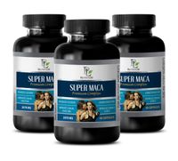 Sexual Enhancement for him - Super MACA - Premium Complex 2070MG - LIBIDO Booster - yohimbe Herbal Supplements - 3 Bottles 180 Capsules