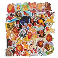 The Lion King Animal World Decal Stickers Car Motorcycle Bicycle Skateboard Laptop Luggage Vinyl Sticker Graffiti Laptop Luggage Decals Bumper Lion's World Stickers (Lion's World)