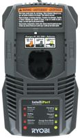 Ryobi P118 Lithium Ion Dual Chemistry Battery Charger for One+ 18 Volt Batteries (Battery Not Included / Charger Only) (Renewed)