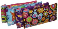 Inkology Charm Pencil Pouches, Design May Vary, 24 Pouches per Pack (04527)