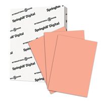 Springhill Colored Paper, Cardstock Paper, Salmon Paper, 90lb Paper, 163 gsm, Letter Size, 8.5 x 11 Paper, 1 Ream / 250 Sheets, Thick Paper, Card Stock Paper (085100R)