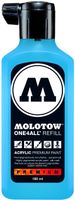 Molotow ONE4ALL Acrylic Paint Refill, For Molotow ONE4ALL Paint Marker, Shock Blue Middle, 180ml Bottle, 1 Each (692.161)