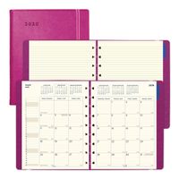 Filofax 2020 Filofax Monthly Planner, 17 Months (Aug. 2019 - Dec 2020), Fuchsia, 9.25 x 7.25 inches (C1891003-20)