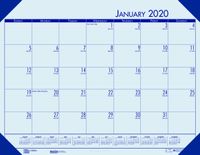 House of Doolittle 2020 Monthly Desk Pad Calendar, EcoTones, Blue Paper, 22 x 17 Inches, January - December (HOD12440-20)