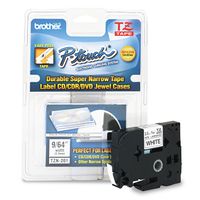 BRTTZEN201 - Brother TZ Super-Narrow Non-Laminated Tape for P-Touch Labeler