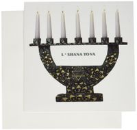 3dRose A Beautiful New Year - Greeting Cards, 6 x 6 inches, set of 6 (gc_24519_1)