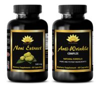 Rejuvenation - NONI Extract - Anti Wrinkle - Combo - Grape Seed face - 2 Bottles, (60+60 Capsules)