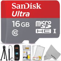 SanDisk 16GB Micro SD Memory Card for Samsung Galaxy S9+ S9 S9 Plus S8+ S8 S8 Plus S7 S7 Edge S6 S4 S3 Note 8 Note 7 Note 5 Note 4 A3 A5 A8 A8+ A8 A9 A9 Pro CS Pro C7 C8 C9 Pro On5 On5 Pro On7