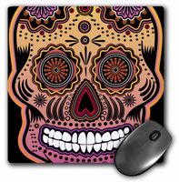 Geometric Sugar Skull - Mouse Pad, 8 by 8 inches (mp_201652_1)