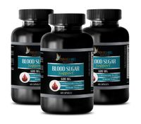 Blood Flow for Women - Blood Sugar Support 600 MG - Cardiovascular Health - Cinnamon Extract Supplement - 3 Bottles 180 Capsules