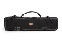 Dickies Large Wrench/Screwdriver Organizer Roll for Mechanics, 23 Tool Pockets, Durable Canvas Construction, 26 in. x 14.25 in. Unrolled, Black