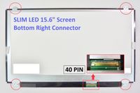 Lenovo ESSENTIAL G505S 20255 Laptop Screen 15.6 SLIM LED BOTTOM RIGHT WXGA HD