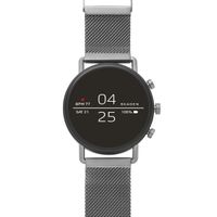 Skagen Connected Falster 2 Stainless Steel Magnetic Mesh Touchscreen Smartwatch, Color: Gunmetal Grey (Model: SKT5105)
