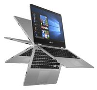 ASUS Vivobook Flip 14 Thin and Light 2-in-1 Laptop, 14" HD Touchscreen, Intel Quad-Core Pentium N5000 Processor, 4GB DDR4, 128GB eMMC Storage, Windows 10, TP401MA-AB21T