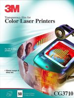 3M CG 3710 Color Laser Transparency Film