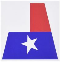 3dRose image of Texas flag done in contemporary style - Greeting Cards, 6 x 6 inches, set of 12 (gc_171755_2)
