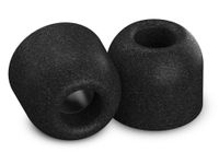 Comply Isolation Noise Cancelling Memory Foam Earphone Tips for Sennheiser HD1 Momentum MIE2, IE 800 S, CX 3.00, 5.00 and 7.00BT, Premium Replacement Earbud Tips, Comfortable Secure Fit(Large,3 Pairs)
