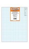 Clearprint 1000H Design Vellum Sheets with Architect Title Block and Printed Fade-Out 10x10 Grid, 100% Cotton, 18 x 24 Inches, 100 Sheets (10223522)