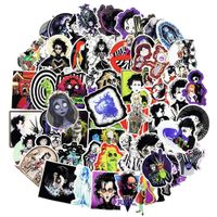 Tim Burton Movies Series Stickers for Laptop Computer Luggage Collection Cars Cup Funny Graffiti Decals 60pcs