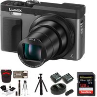 Panasonic DC-ZS70K Lumix 20.3MP, 4K Touch Enabled 3" LCD, 180 Degree Flip-Front Display, 30x Lens 128GB Bundle