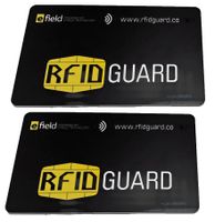 RFIDGuard RFID Blocking Card Guard Blocker for Credit/Bank Cards, Passports and Wallets, 2-Pack (RFIDGD-2-PAK)
